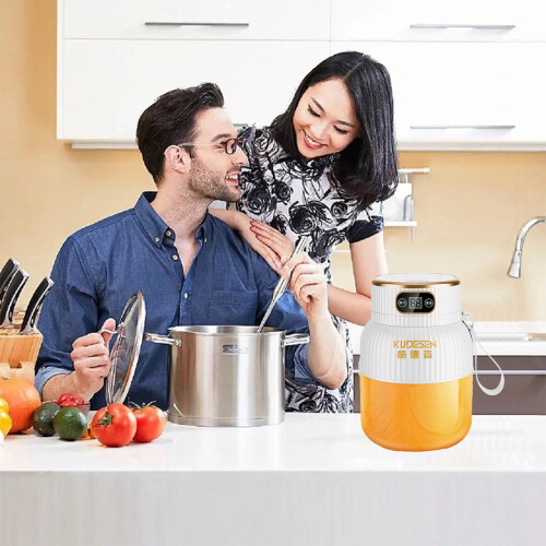 Bærbar USB genopladelig blender med 10 blade, 600 ml 2
