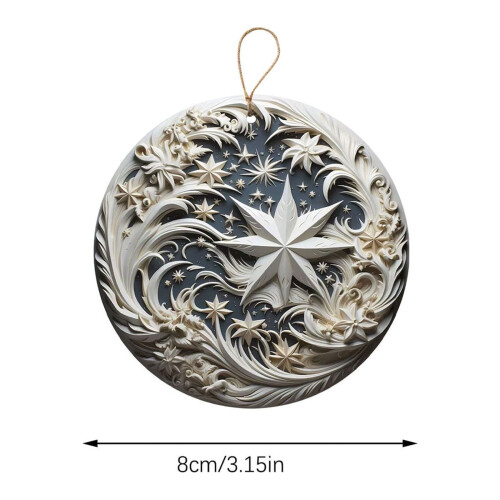 Julkrubba Akrylprydnad 7,5 cm 1