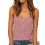 Top für Damen, gerüschtes Träger-Basic-Top, leichtes,-Pink M 1
