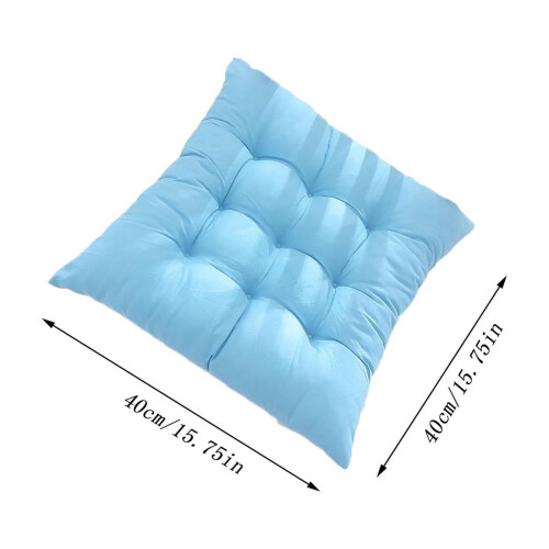 Seat Cushion Light Blue 2 pcs for Office Chair 2