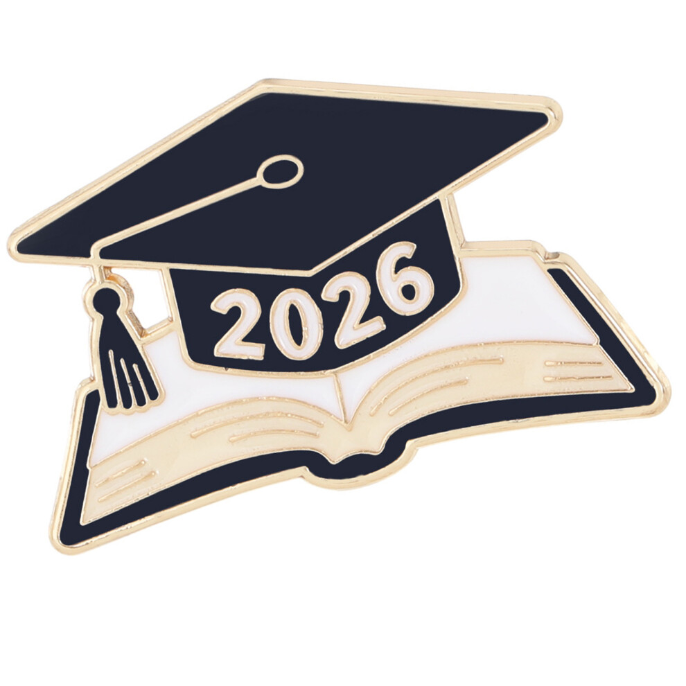Commemorative 2026 Enamel Brooch Pin Featuring Classical-4