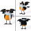 Halloween Plysjfugldekorasjon Spøkelsesgresskartema 2