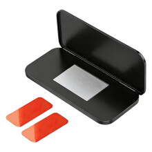 Magnetische Stopper für Schranktüren aus Edelstahl.-Schwarz 1Stk