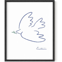 Gołąbek Pokoju, wydruk artystyczny, styl Picassa, bez ramki, 16x20