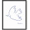 Fredsdue kunsttryk, Picasso-stil, uindrammet 16x20 1