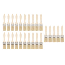 25 PièCes 35 Mm de Large et éPais Pinceaux Ensemble de Pinceaux pour Meubles Vernis à Teinture Pinceaux Acryliques et à L'Huile