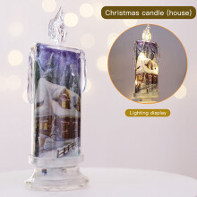 LED snemand julemandslys natlampe 6,5x18 cm