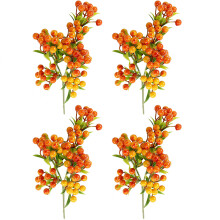 Artificial Christmas Berry Branches 35cm Red Orange Blue 4