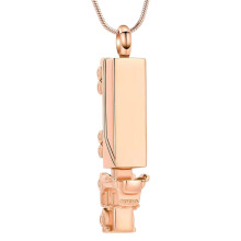Liebesdenkmäler, Andenken, rostfreier Stahl, Anhänger-Roségold