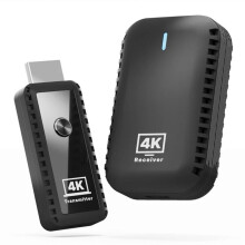 Extenseur de Signal Émetteur et Récepteur Sans Fil 4K, Regardez des Films Depuis des Ordinateurs Portables Vers des Projecteurs HDTV
