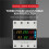 3 Phase 220-380v Voltage Relay 100A Changeover  Overvoltage/Undervoltage/ Overcurrent/Phase Loss Protection Keep 2