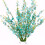 Artificial Dancing Lady Orchid Stems Teal Blue 100cm 1