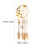 Feather Dreamcatcher Wall Ornament Beige 61x20cm 3