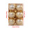 Christmas Tree Balls Gold 5cm 12 Pcs 3