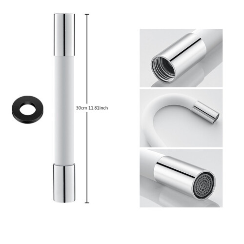 Prelungitor de robinet cu spumă, flexibil la 360, 30 cm 1