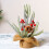 Mini Artificial Christmas Tree with Red Berries and Pine 4