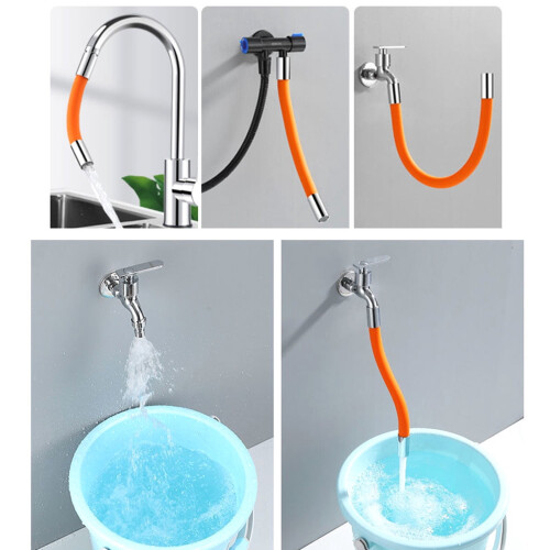 Prelungitor de robinet cu spumă, flexibil la 360, 30 cm 2