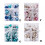 Mini Christmas Balls Ornaments Pink 30 pcs 3 cm 3