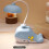 USB Rechargeable Blue Desk Lamp 27x7.5x13cm 4