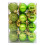 Christmas Tree Ornaments Green Shatterproof 24pcs 2
