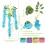 Artificial Wisteria Vine Garland 3.75FT 12 Pack 3