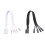 PC Case Desktop Power Control Cable  F-PANEL Female-30cm Black 2