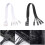 PC Case Desktop Power Control Cable  F-PANEL Female-30cm Black 3
