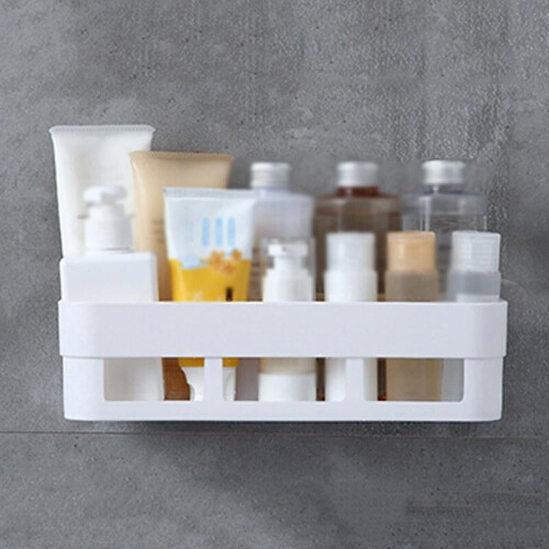 Raft cu ventuză de perete – Plastic, 25,5x9,5x6,5cm