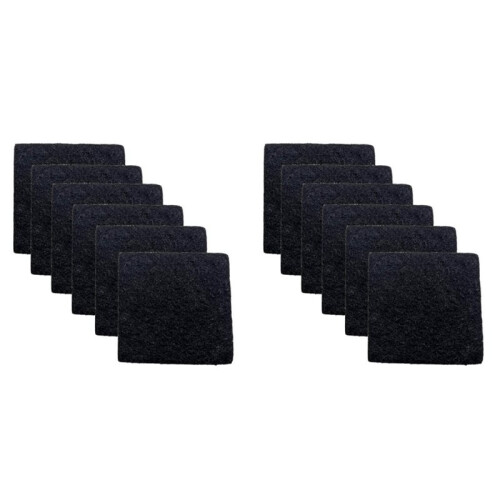 Household Trash Can Charcoal Filter Pad Deodorizer Remove Odor Odor Filter Kitchen Trash Can Deodorizing Cotton 12 Pack