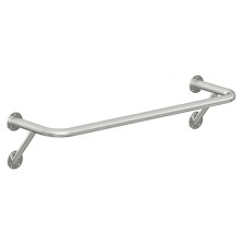 Wall Mounted Clothing Rack 180CM Silvery Metal Pipe Garment Rod Closet Storage Organizer