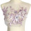 Polyester Florals Patches for Craft Projects and Sewing-Purple 1
