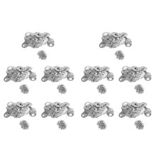 500 Set Bottle Opener Insert,Stainless Steel Round DIY Bottle Opener Hardware Kit Hardware Parts Supply with Screws