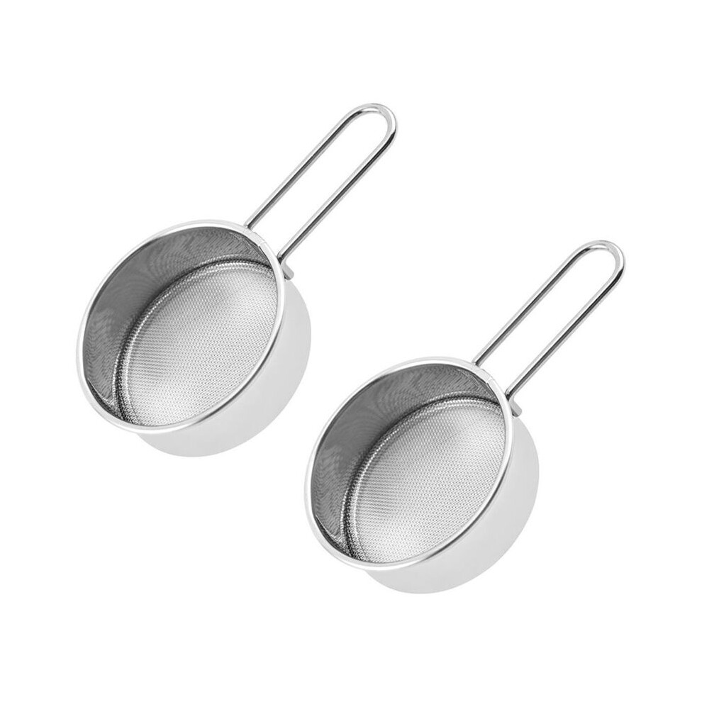 Stainless Steel Flour Sieve Handheld Small Sieve Household Kitchen Mesh Sieve for Sugar Flour Powder and Spices