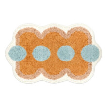 Cute Kawaii Animal Bath Mat Orange Non Slip Bathroom Rug Water Absorbent Soft Comfort 31x20