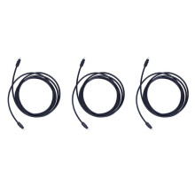 3X Digital Fiber Optical Optic Audio SPDIF MD DVD TosLink Cable Lead Cord Length:2M