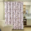 Hotel Shower Curtain 96x80 Extra Long Polyester with Colorful Circle Western Pattern and Full Coverage Design 1