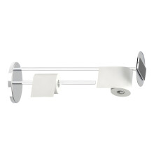 Elegant Reflective Toilet Paper Stand For Bathroom-Silver