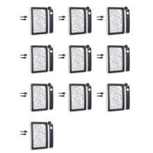10pcs 4X Large Magnifying Glass with Light for Reading,Lighted Magnifier with 10 LED Foldable Handheld Magnifiers