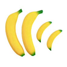 Banana Shape Hand Stretchy Squeeze Toy For Adults Kids Stress