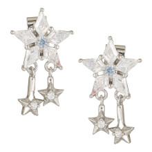 Headphone Ear Clips With Reinforced Fastener Artistic Star Shape