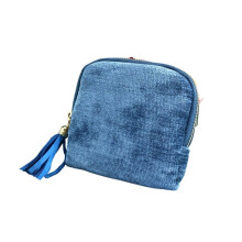 Moisture Resistant Jewelry Organizer Bag With-light blue
