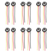 12Pcs 1157 Bay15D Lamp Holder Bulbs P21/5W Adapter Base Socket Connector Plastic Car Accessories for Brake Light