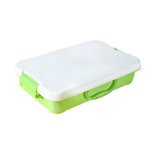 Portable Sensory Bin Sand Tray Sand Toy-Green Has a handle