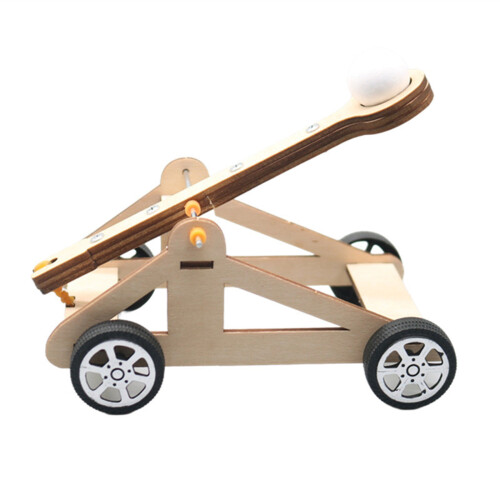 Educational Wooden DIY Catapult Science Experiment Model Set for