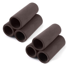 6 Pcs Brown Ceramic Shelters - Shrimp , Breeding Tube, Hiding Cave