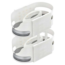 Piatto Girevole A Doppio Strato per Mobiletto Girevole, Organizer per Cucina, Mobiletto, Tavolo da Pranzo, Piano di Lavoro, Lavabo
