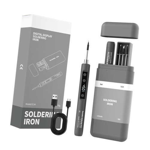 USB Soldering Iron Adjustable Temperature 230-450 Welding-grey