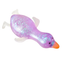 Schattig Duck Squeeze Ball Cartoon Fidgets-speelgoed,-Paars