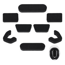 Shock Absorb Helmet Liner Pad Inner Padding For Baseball-Black
