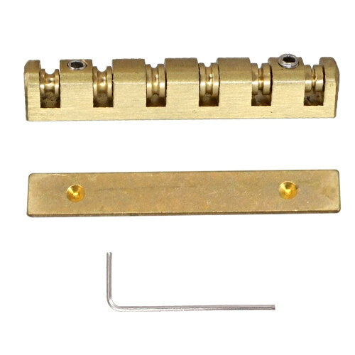 Replacement Brass Nut for Electric Guitar Adjustable for Precise